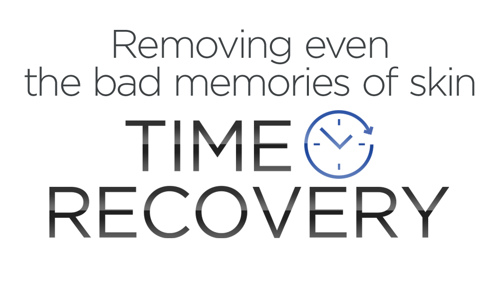 TIME RECOVERY, removing even the bad memories of skin